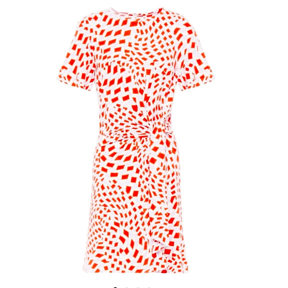 DVF short sleeve dress. Size L. Excellent condition.
